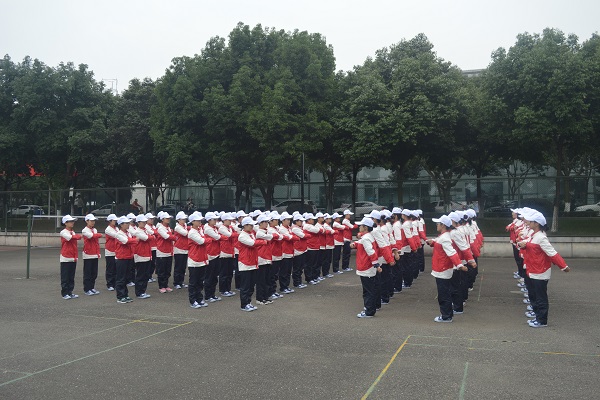 军训现场