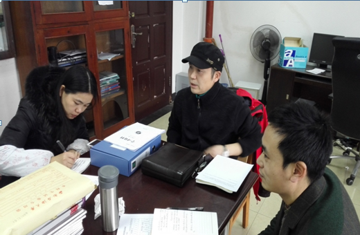 支部书记李虎发言